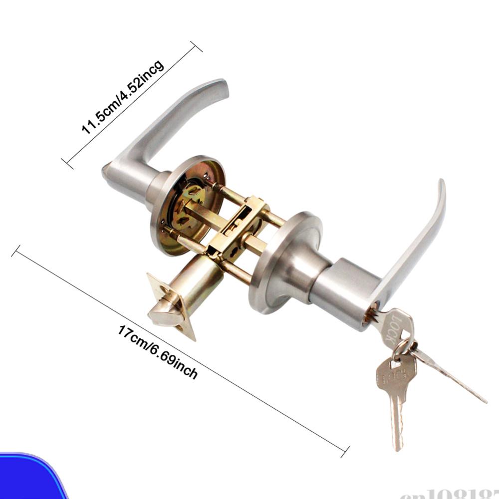 Door Knob Replacement - Дверная ручка с замком из нержавеющей