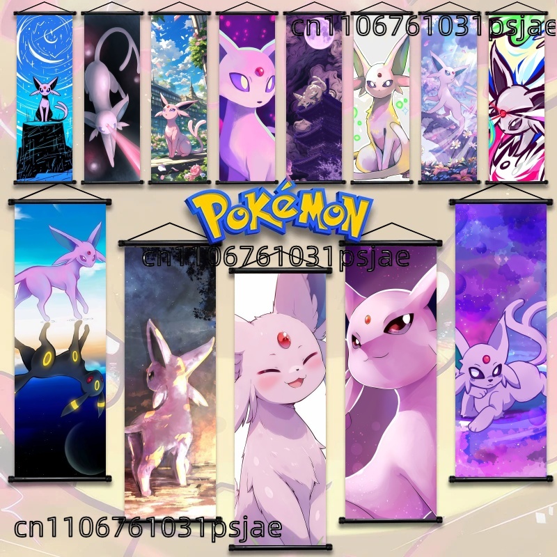 Home Improvement Furniture - Украшения Espeon Pokémon Scroll, высокое качество,