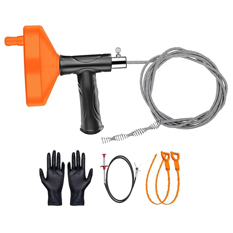 Plumbing Snake Drain - ABGH-Drains Snake Auger 33 фута, сверхмощная