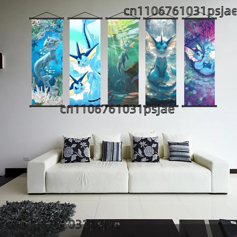 Vaporeon Pokémon Scroll Decora – обзор и цена Home Improvement Furniture