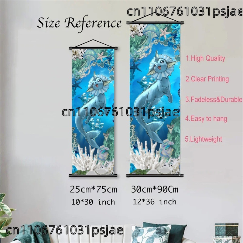 Vaporeon Pokémon Scroll Decora – обзор и цена Home Improvement Furniture