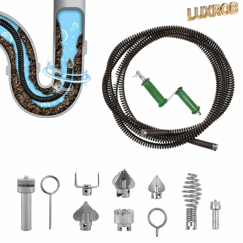 Витой пружинный инструмент для – обзор и цена Plumbing Snake Drain