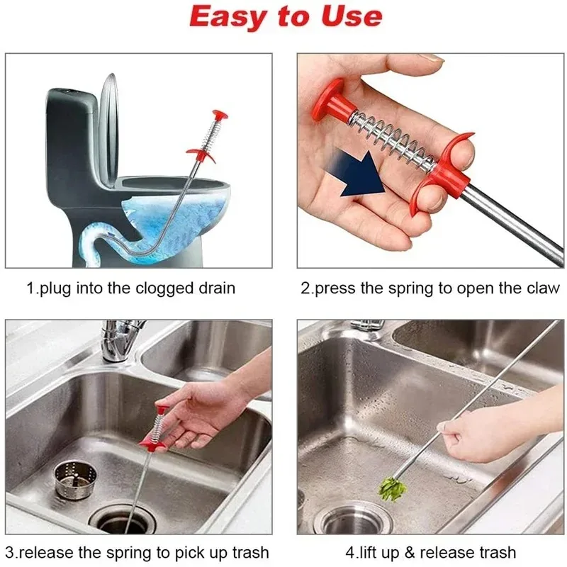 Гибкий пружинный змеиный очист – обзор и цена Plumbing Snake Drain